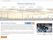 Tablet Screenshot of belzonagateway.com